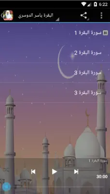 البقرة ياسر الدوسري - بدون نت android App screenshot 0